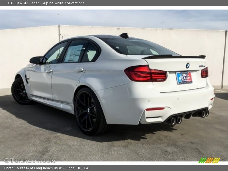 Alpine White / Silverstone 2018 BMW M3 Sedan