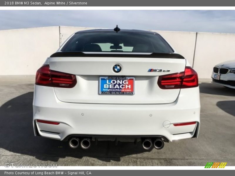 Alpine White / Silverstone 2018 BMW M3 Sedan