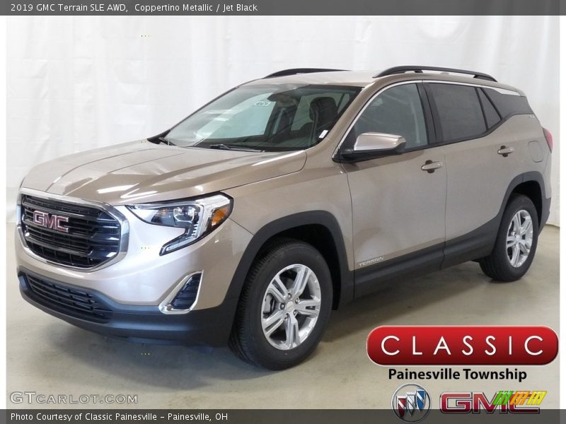 Coppertino Metallic / Jet Black 2019 GMC Terrain SLE AWD