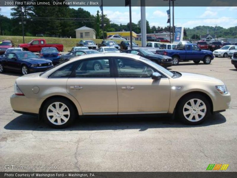 Dune Pearl Metallic / Black 2008 Ford Taurus Limited