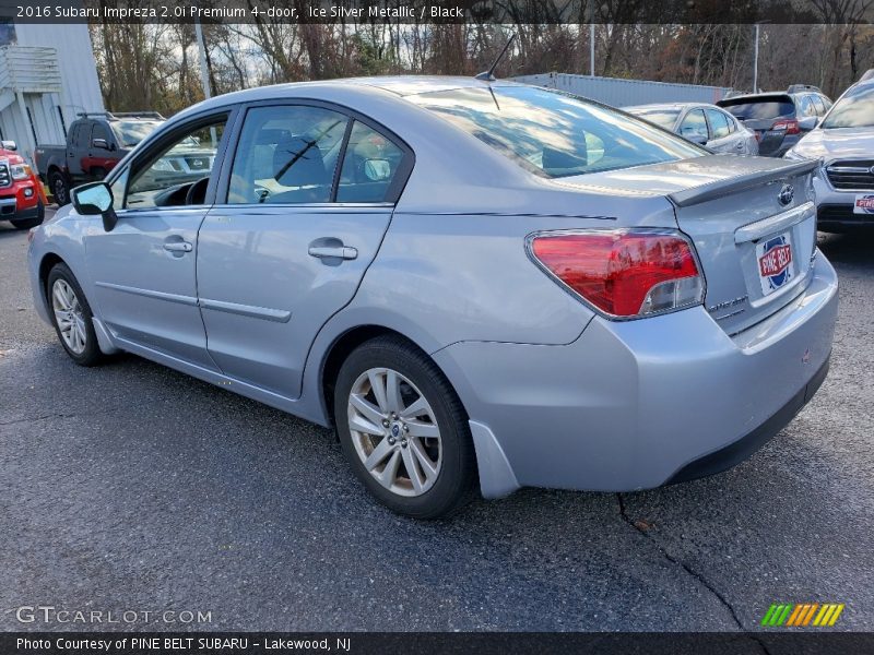 Ice Silver Metallic / Black 2016 Subaru Impreza 2.0i Premium 4-door
