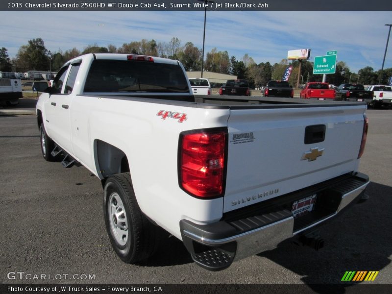 Summit White / Jet Black/Dark Ash 2015 Chevrolet Silverado 2500HD WT Double Cab 4x4