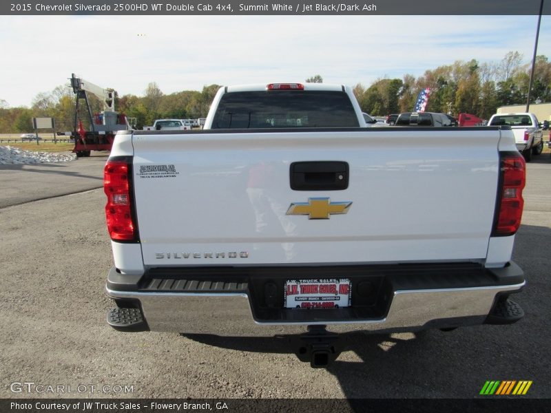 Summit White / Jet Black/Dark Ash 2015 Chevrolet Silverado 2500HD WT Double Cab 4x4