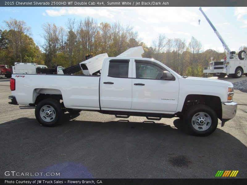 Summit White / Jet Black/Dark Ash 2015 Chevrolet Silverado 2500HD WT Double Cab 4x4
