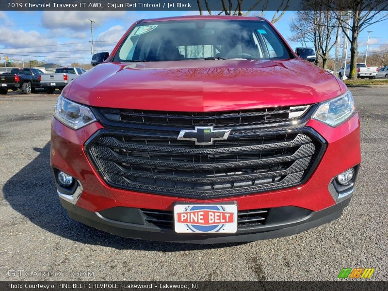 Cajun Red Tintcoat / Jet Black 2019 Chevrolet Traverse LT AWD