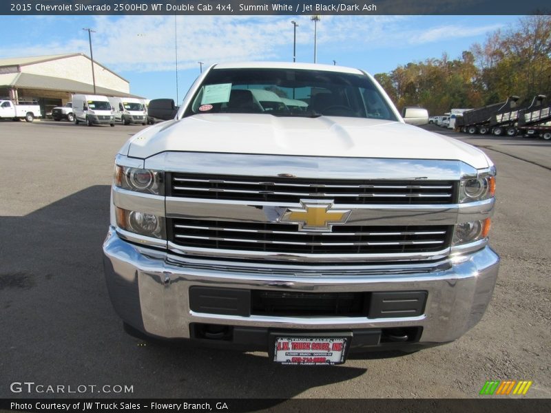 Summit White / Jet Black/Dark Ash 2015 Chevrolet Silverado 2500HD WT Double Cab 4x4