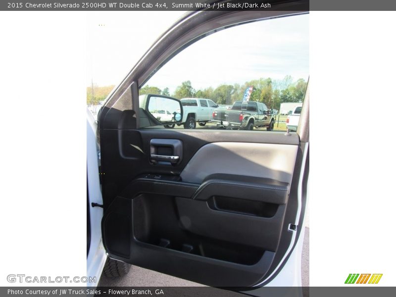 Summit White / Jet Black/Dark Ash 2015 Chevrolet Silverado 2500HD WT Double Cab 4x4