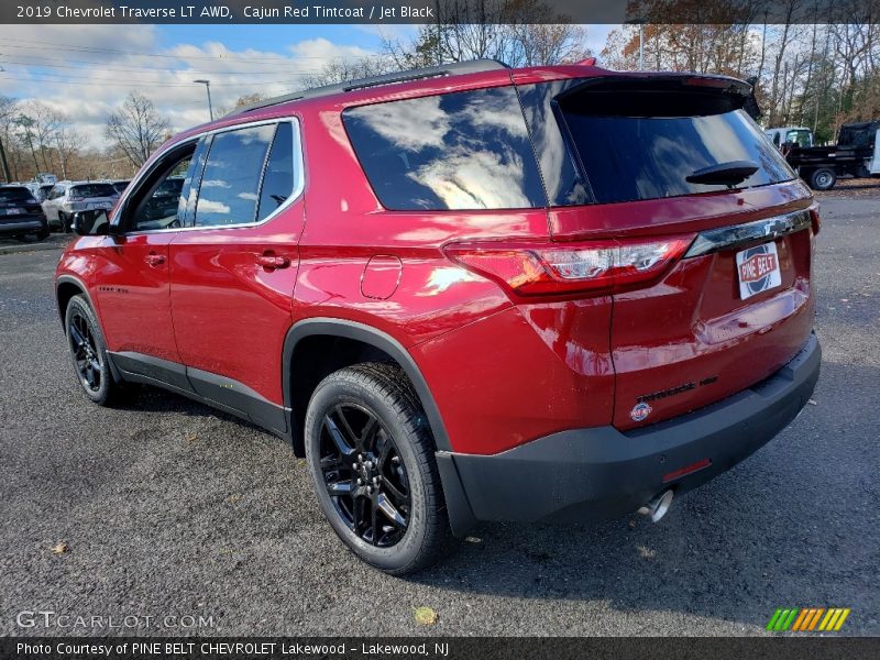 Cajun Red Tintcoat / Jet Black 2019 Chevrolet Traverse LT AWD