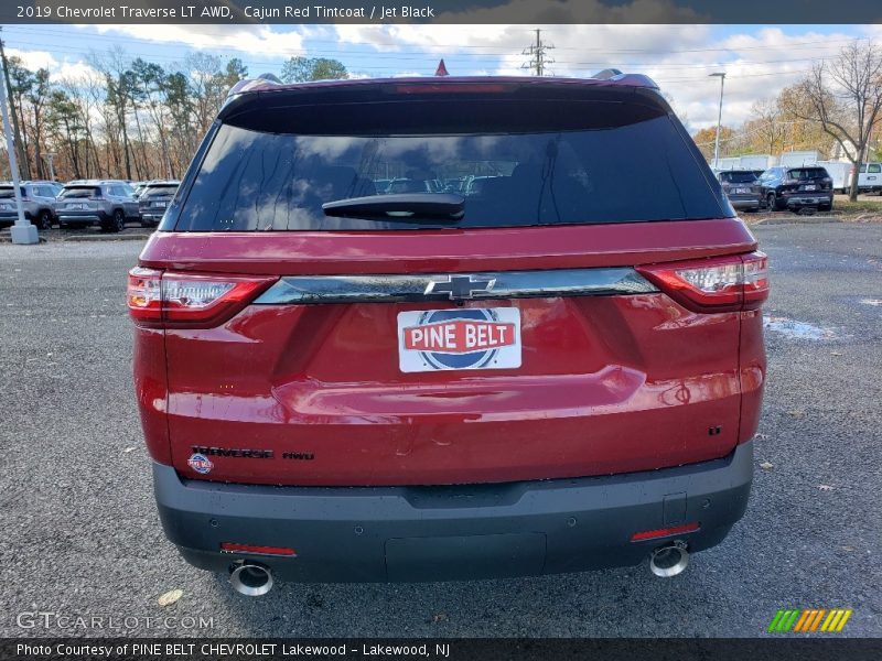 Cajun Red Tintcoat / Jet Black 2019 Chevrolet Traverse LT AWD