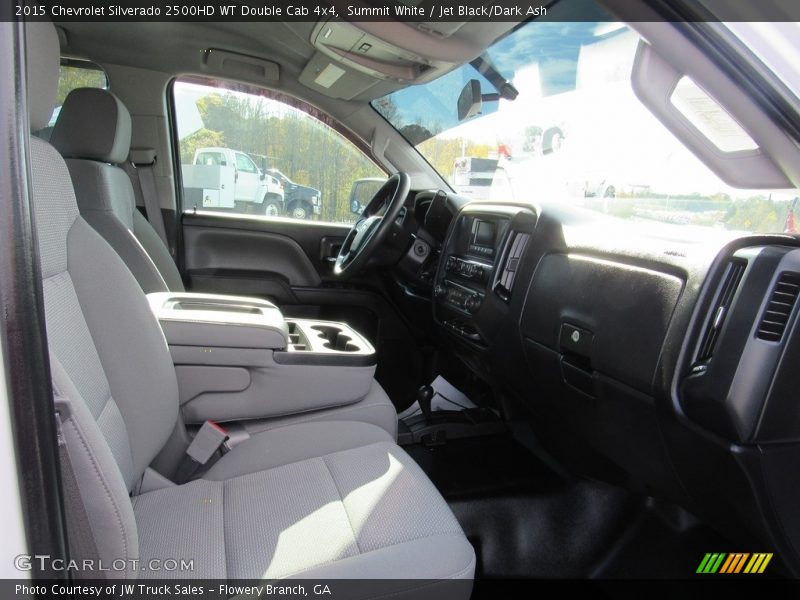 Summit White / Jet Black/Dark Ash 2015 Chevrolet Silverado 2500HD WT Double Cab 4x4