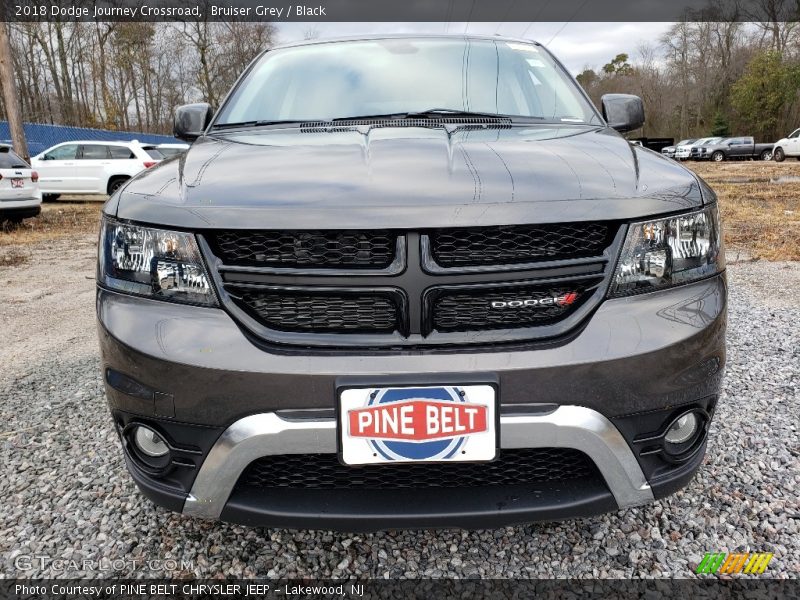 Bruiser Grey / Black 2018 Dodge Journey Crossroad