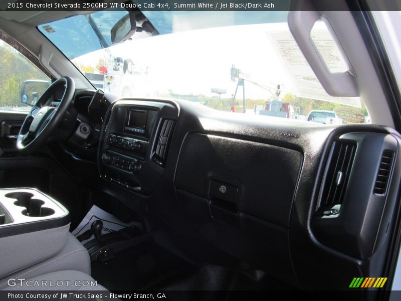 Summit White / Jet Black/Dark Ash 2015 Chevrolet Silverado 2500HD WT Double Cab 4x4