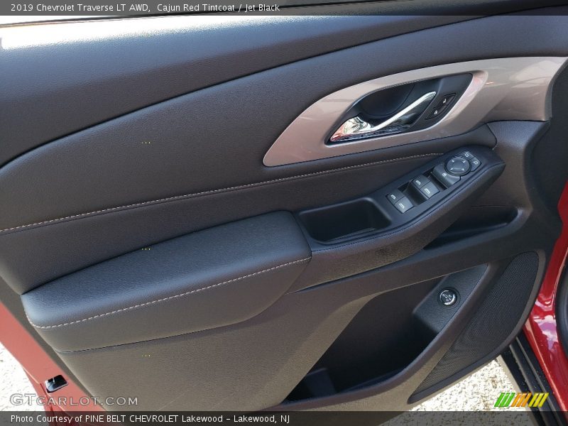 Cajun Red Tintcoat / Jet Black 2019 Chevrolet Traverse LT AWD