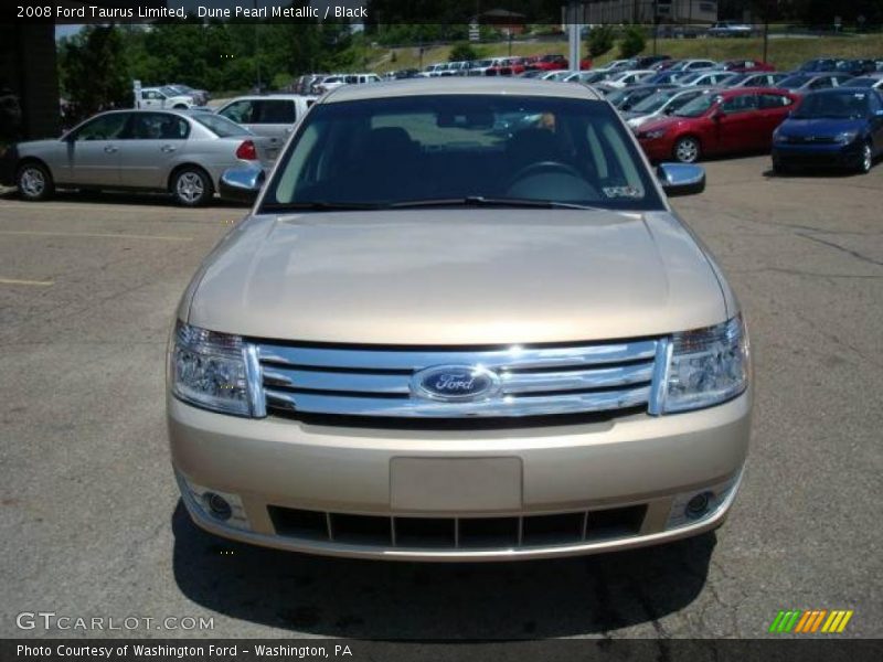 Dune Pearl Metallic / Black 2008 Ford Taurus Limited