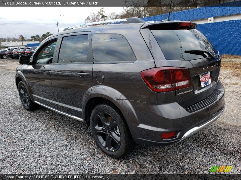 Bruiser Grey / Black 2018 Dodge Journey Crossroad