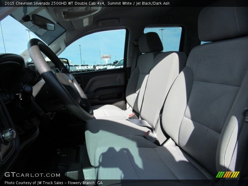 Summit White / Jet Black/Dark Ash 2015 Chevrolet Silverado 2500HD WT Double Cab 4x4