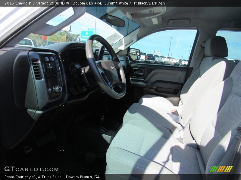 Summit White / Jet Black/Dark Ash 2015 Chevrolet Silverado 2500HD WT Double Cab 4x4
