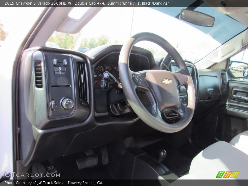 Summit White / Jet Black/Dark Ash 2015 Chevrolet Silverado 2500HD WT Double Cab 4x4
