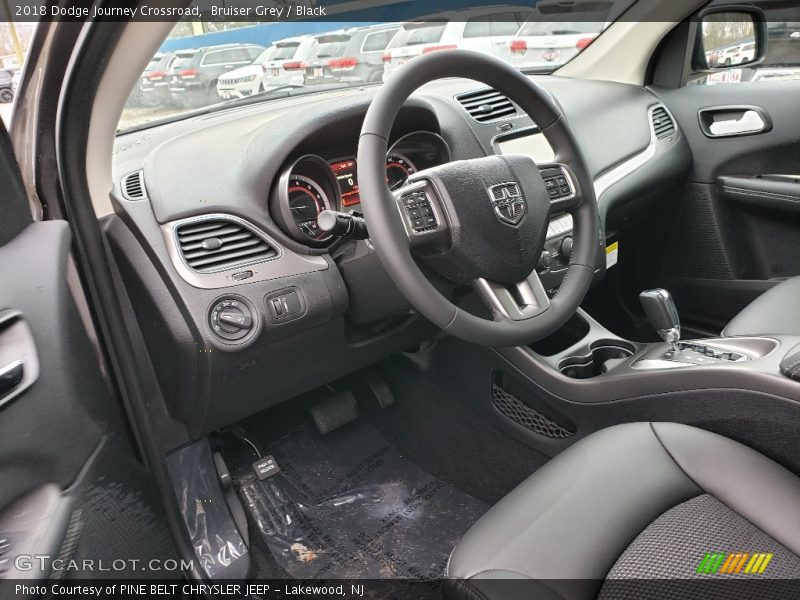 Bruiser Grey / Black 2018 Dodge Journey Crossroad