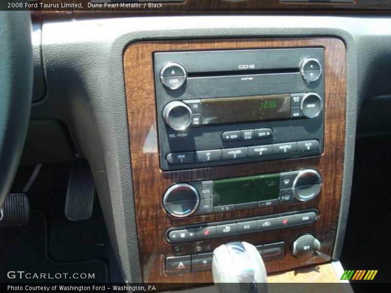 Dune Pearl Metallic / Black 2008 Ford Taurus Limited