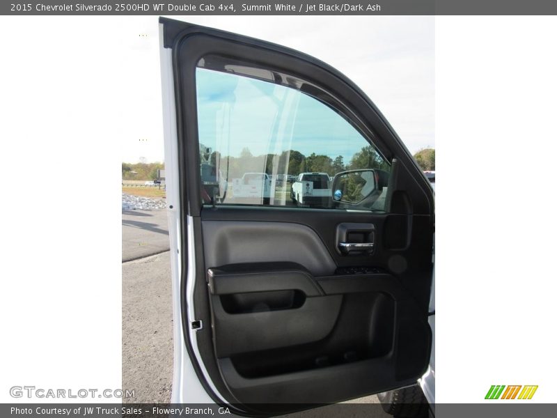 Summit White / Jet Black/Dark Ash 2015 Chevrolet Silverado 2500HD WT Double Cab 4x4