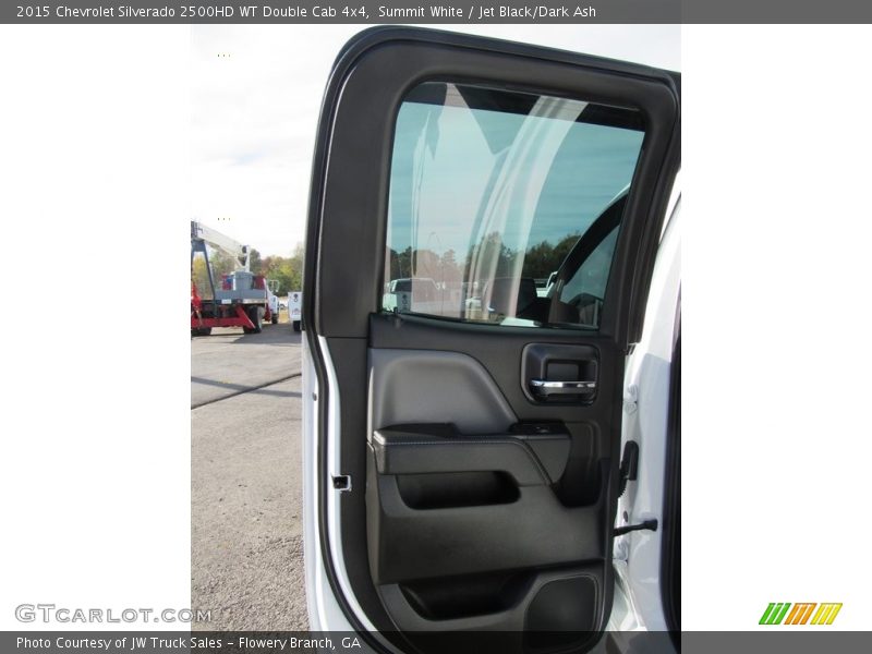 Summit White / Jet Black/Dark Ash 2015 Chevrolet Silverado 2500HD WT Double Cab 4x4