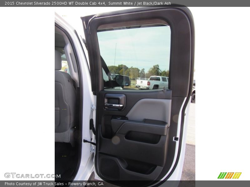 Summit White / Jet Black/Dark Ash 2015 Chevrolet Silverado 2500HD WT Double Cab 4x4