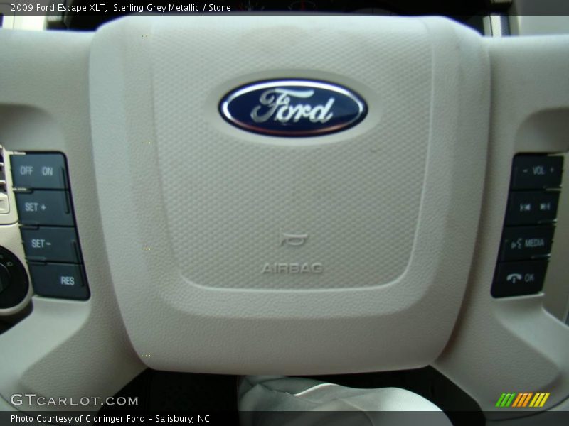 Sterling Grey Metallic / Stone 2009 Ford Escape XLT