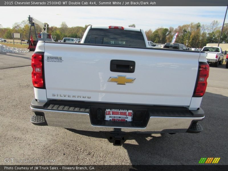 Summit White / Jet Black/Dark Ash 2015 Chevrolet Silverado 2500HD WT Double Cab 4x4