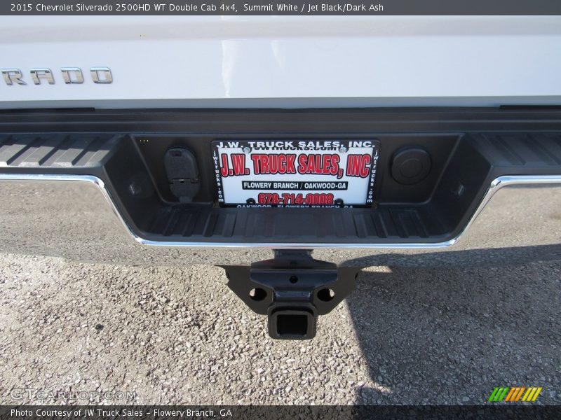 Summit White / Jet Black/Dark Ash 2015 Chevrolet Silverado 2500HD WT Double Cab 4x4