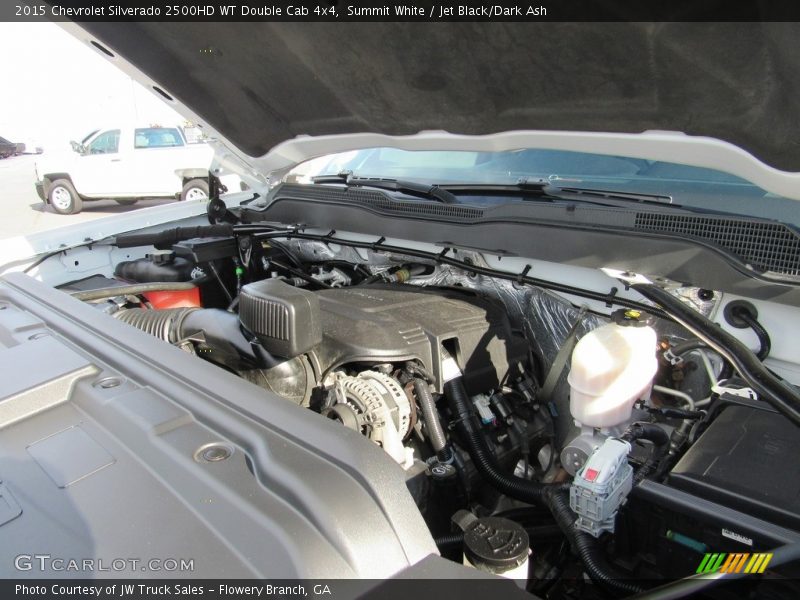 Summit White / Jet Black/Dark Ash 2015 Chevrolet Silverado 2500HD WT Double Cab 4x4