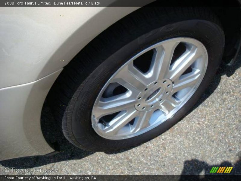 Dune Pearl Metallic / Black 2008 Ford Taurus Limited