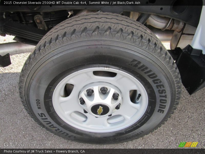 Summit White / Jet Black/Dark Ash 2015 Chevrolet Silverado 2500HD WT Double Cab 4x4