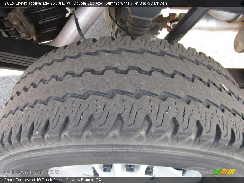 Summit White / Jet Black/Dark Ash 2015 Chevrolet Silverado 2500HD WT Double Cab 4x4