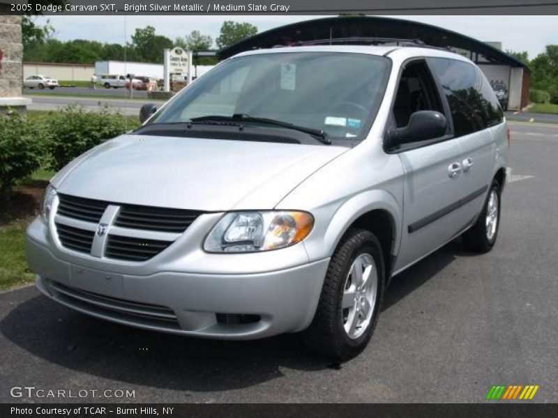 Bright Silver Metallic / Medium Slate Gray 2005 Dodge Caravan SXT