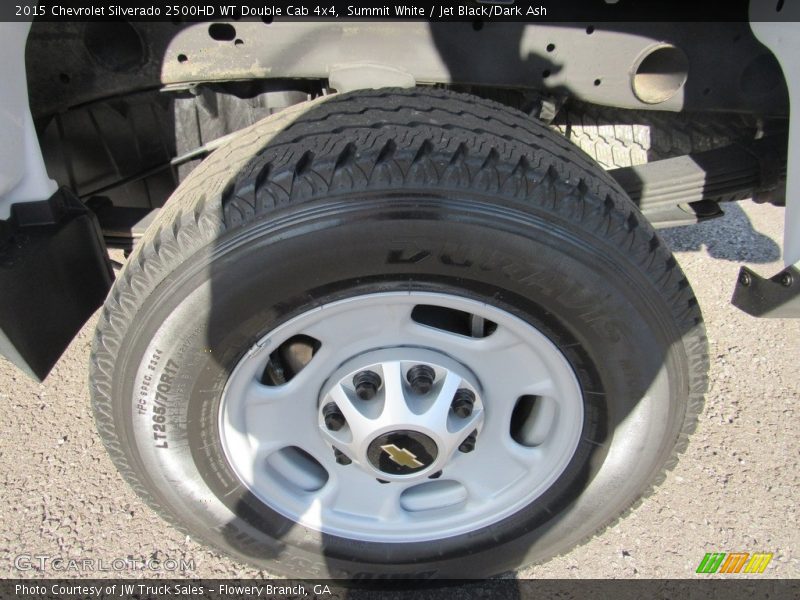Summit White / Jet Black/Dark Ash 2015 Chevrolet Silverado 2500HD WT Double Cab 4x4