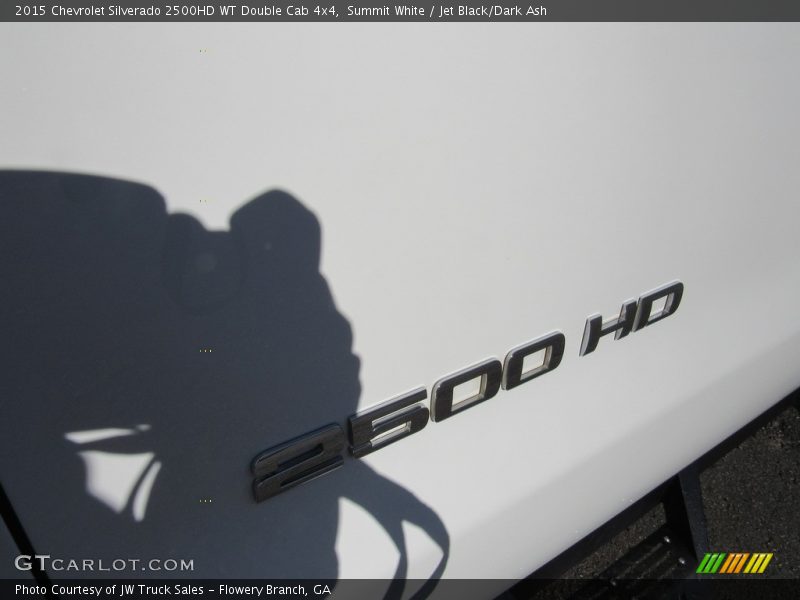 Summit White / Jet Black/Dark Ash 2015 Chevrolet Silverado 2500HD WT Double Cab 4x4