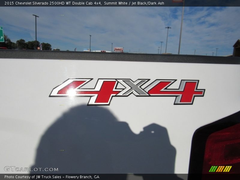Summit White / Jet Black/Dark Ash 2015 Chevrolet Silverado 2500HD WT Double Cab 4x4