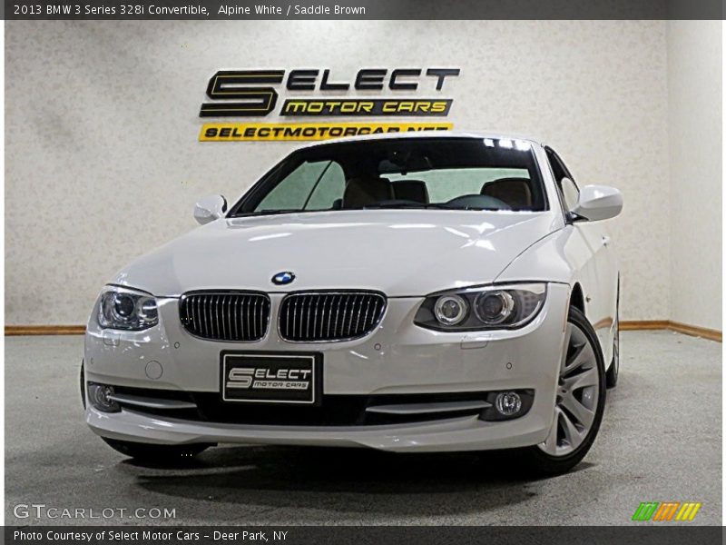 Alpine White / Saddle Brown 2013 BMW 3 Series 328i Convertible