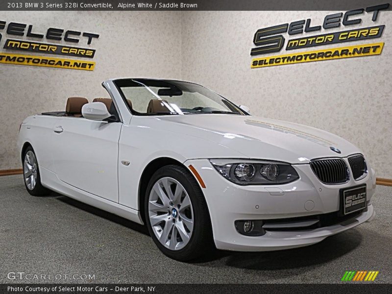 Alpine White / Saddle Brown 2013 BMW 3 Series 328i Convertible