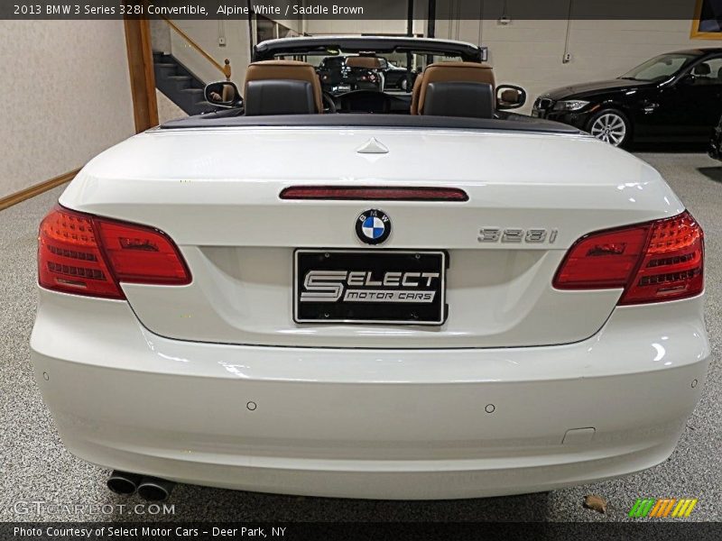 Alpine White / Saddle Brown 2013 BMW 3 Series 328i Convertible