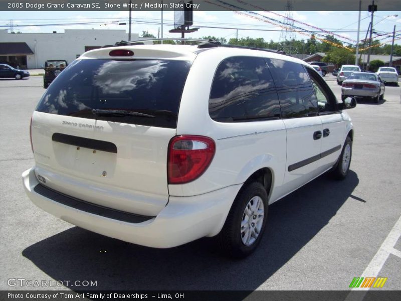 Stone White / Medium Slate Gray 2005 Dodge Grand Caravan SE