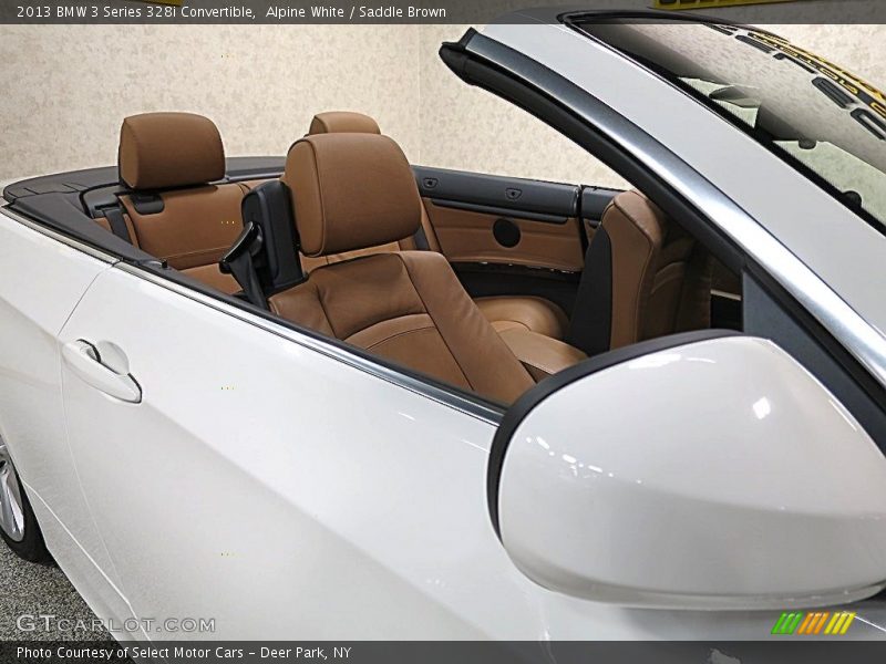 Alpine White / Saddle Brown 2013 BMW 3 Series 328i Convertible