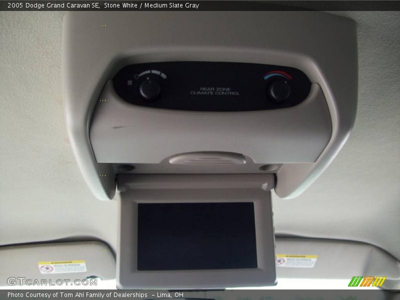 Stone White / Medium Slate Gray 2005 Dodge Grand Caravan SE
