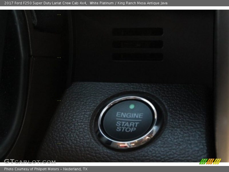 White Platinum / King Ranch Mesa Antique Java 2017 Ford F250 Super Duty Lariat Crew Cab 4x4