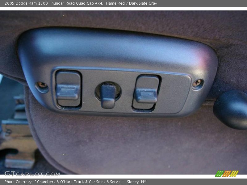 Flame Red / Dark Slate Gray 2005 Dodge Ram 1500 Thunder Road Quad Cab 4x4