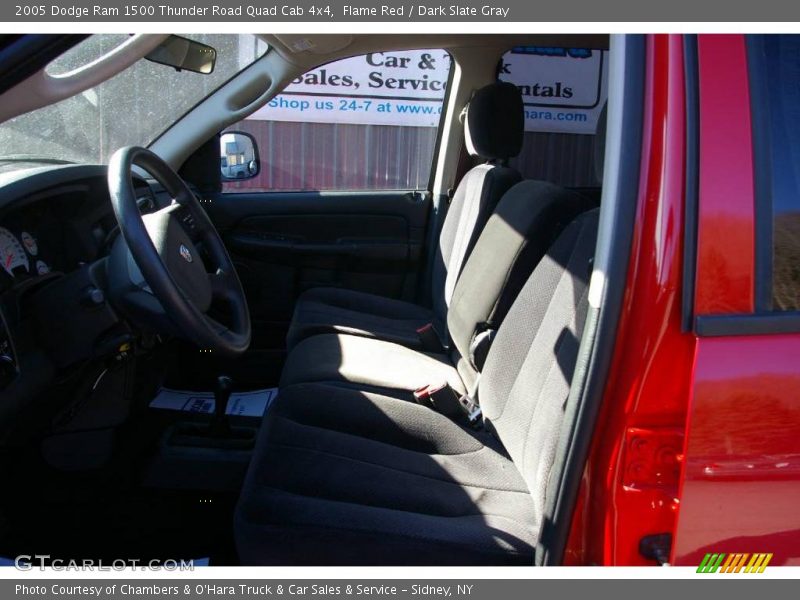 Flame Red / Dark Slate Gray 2005 Dodge Ram 1500 Thunder Road Quad Cab 4x4