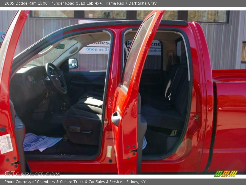 Flame Red / Dark Slate Gray 2005 Dodge Ram 1500 Thunder Road Quad Cab 4x4