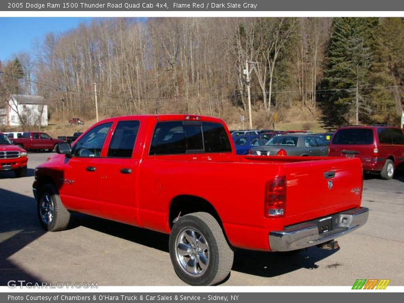 Flame Red / Dark Slate Gray 2005 Dodge Ram 1500 Thunder Road Quad Cab 4x4