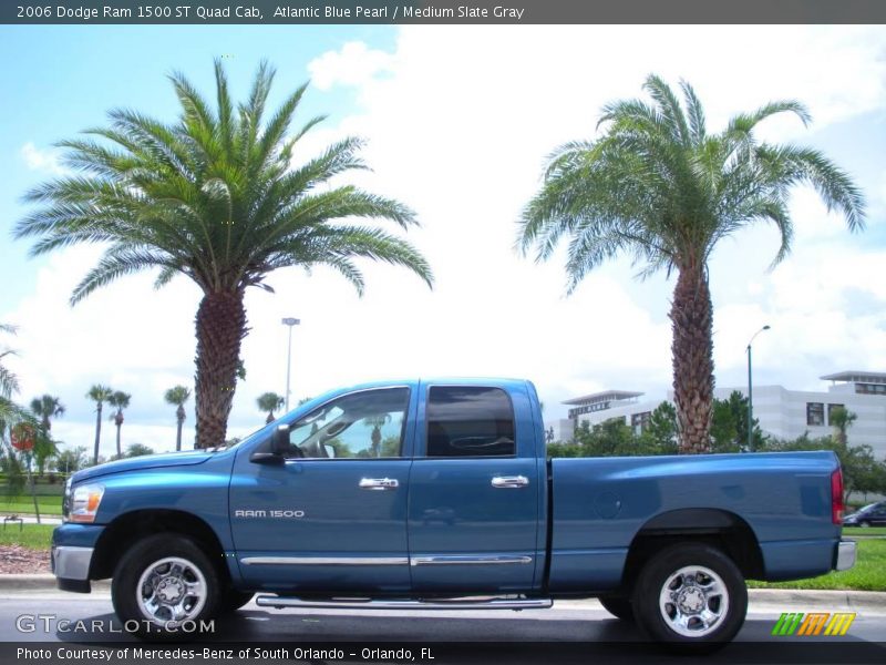 Atlantic Blue Pearl / Medium Slate Gray 2006 Dodge Ram 1500 ST Quad Cab